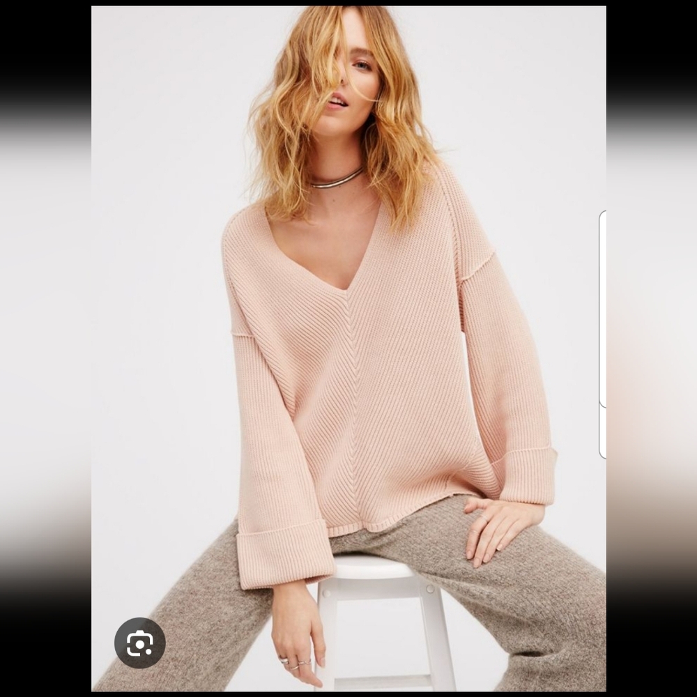 FREE PEOPLE LA BREA SWEATER Sz S
